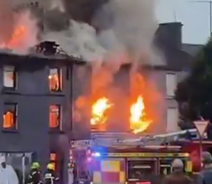 Fire Ravages Future Social Housing Site in Ballina
