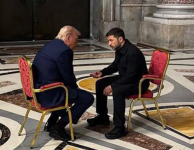 Zelensky and Trump Hold 'Symbolic' Talks Ahead of Pope Francis' Funeral