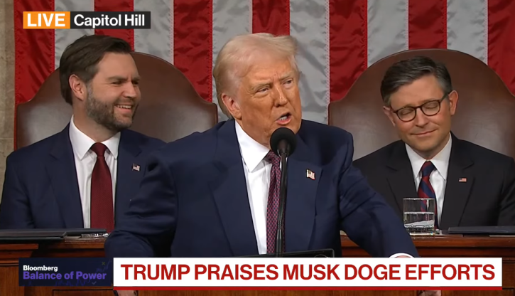 President Trump highlights return of American optimism in congressional address