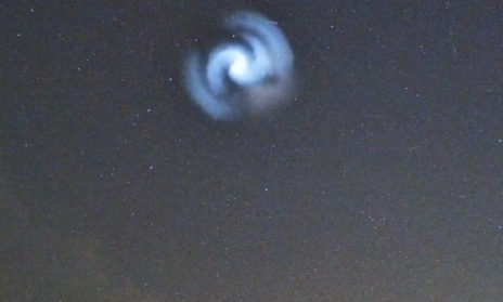 Mysterious Spiral in UK Sky Traced to SpaceX Rocket