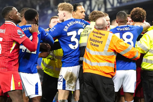 Bedlam at Goodison: Four Red Cards as Everton Snatch Dramatic Draw Against Liverpool Bedlam at Goodison: Four Red Cards as Everton Snatch Dramatic Draw Against Liverpool